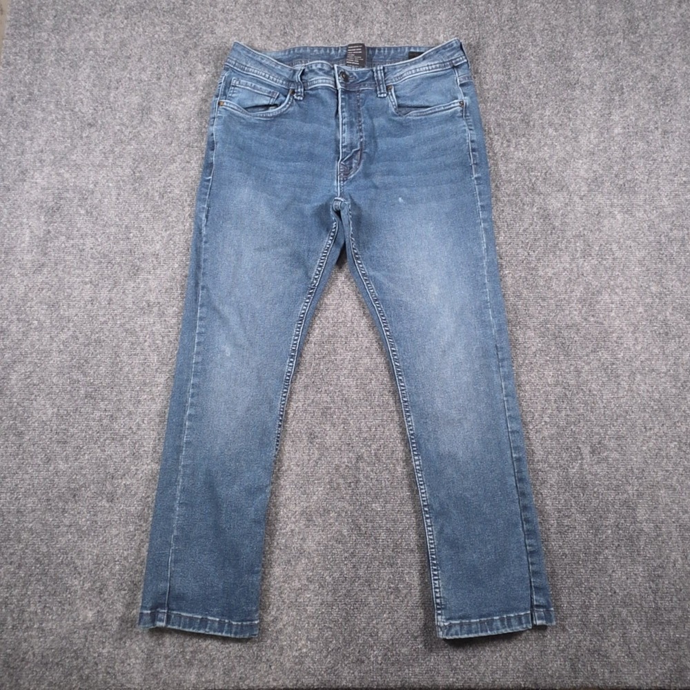 tpj The Perfect Jean NYC Jeans Mens 31x26* Blue Medium Wash Stretch READ